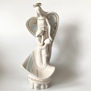 BLUE SKY Figurine “A MOTHER'S BLESSING” Lusterware Marked and Dated